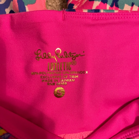 🦄 Lilly Pulitzer Gumbo Limbo Luxletic Weekender High Rise Leggings EUC - Picture 7 of 9